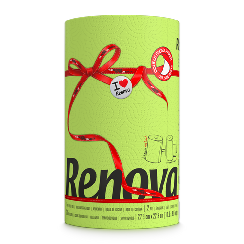 Renova Green Kitchen Towel Roll - 1 Kitchen Roll