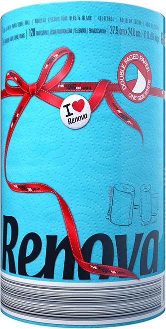 Renova Red Label Kitchen Paper Blue
