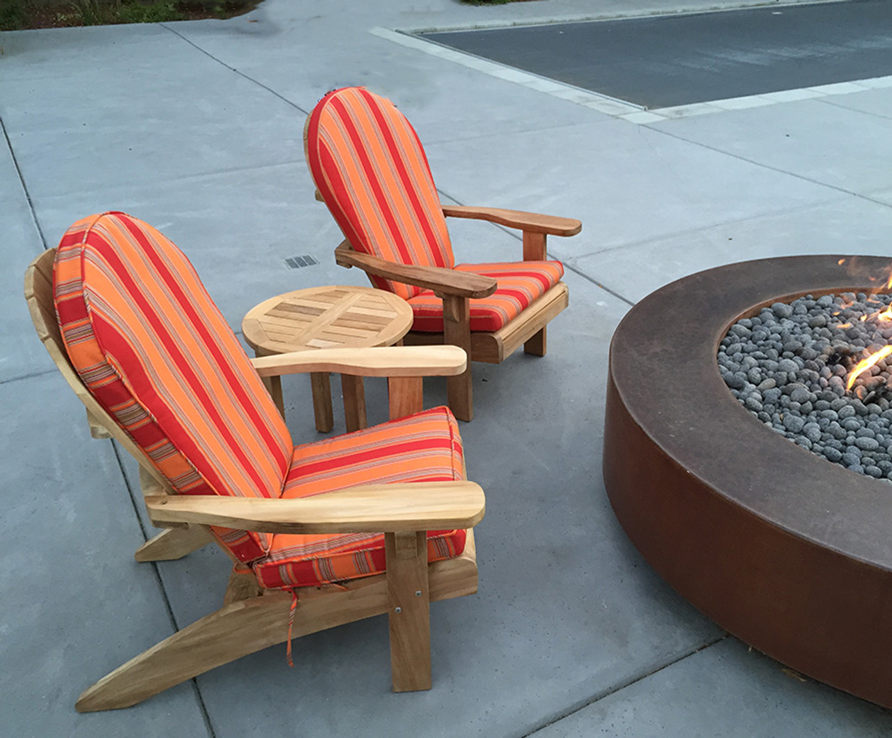 classic teak adirondack chair