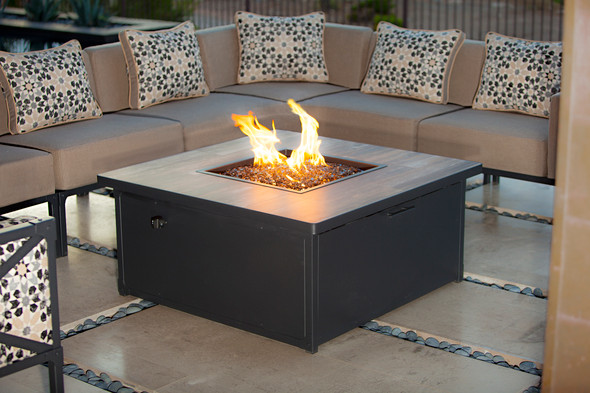 Square 42" Creighton Fire Pit by OW Lee
