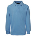 Kids Long Sleeve Polo Shirt - 2KLP | Light Blue