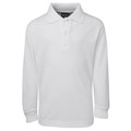 Kids Long Sleeve Polo Shirt - 2KLP | White