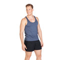 Mens Plain Athletic T-Back Racerback Singlet - T409SG