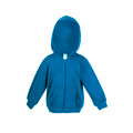 Plain Baby Fleece Zipper Hoodie - F100ZZ | Azure