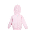 Plain Baby Fleece Zipper Hoodie - F100ZZ | Pink