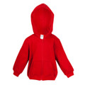 Plain Baby Fleece Zipper Hoodie - F100ZZ | Red