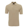 Mens Plus Sizes Short Sleeves Polo Shirt - 210 | Bone