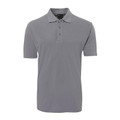 Mens Plus Sizes Short Sleeves Polo Shirt - 210 | Grey