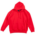 Children Plain Fleece Hoodie - FL07K | Red