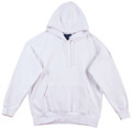 Children Plain Fleece Hoodie - FL07K | White