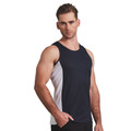 Mens Plain TrueDry Contrast Sports Singlet - TS19A