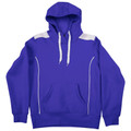 Adults Plain Contrast Colours Cotton Blend Hoodie - FL19 | Royal.White