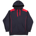 Adults Plain Contrast Colours Cotton Blend Hoodie - FL19 | Navy.Red