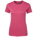 Ladies Plain Fitted T-shirt - 1LHT | Pink