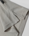 Mens Plain Plain Pique Short Sleeve Polo Shirt in silver grey, product photo