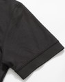 Mens Plain Plain Pique Short Sleeve Polo Shirt in charcoal, product photo