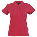 Womens Plain TrueDry Pique Short Sleeve Polo Shirt - PS64 | Maroon