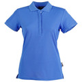 Womens Plain TrueDry Pique Short Sleeve Polo Shirt - PS64 | Royal