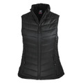 Aussie Pacific Ladies Plain Lightweight Padded Vests - Black Aussie Pacific Ladies Plain Lightweight Padded Vests - Black