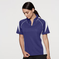 Ladies Premier Contrast Piping & Panel Sport Polo Shirt - 2301