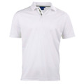 Adults Plain Rapid Cool Quick Dry Polo Shirts - PS83 | White.Ash