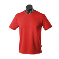 Mens Plain DriWear Easy Care Poly  Sports T-shirt - 1207 | Red