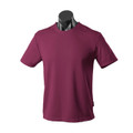 Mens Plain DriWear Easy Care Poly  Sports T-shirt - 1207 | Maroon