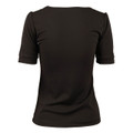 Womens Plain Ladies Matt Slim Fit Scoop Neck Top - M8800 