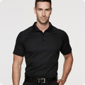 Mens DriWear Poly Cotton Pique Knit Polo Shirt - 1306