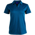 Womens Plain Quick Dry Short Sleeve Polo Shirts - PS34B | Ocean Blue