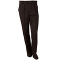 Adults Mens Regular Plain Permanent Press Suit Pants - WP01R | Black