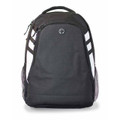 Plain Contrast Quality Sports Backpack - 4000 | Black.White