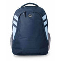 Plain Contrast Quality Sports Backpack - 4000 | Navy.Sky