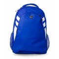 Plain Contrast Quality Sports Backpack - 4000 | Royal.White