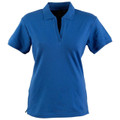 Ladies Button-Less Short Sleeve Cotton Polo - PS40 | French Blue