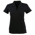 Ladies Button-Less Short Sleeve Cotton Polo - PS40 | Navy