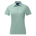 Ladies Sustainable Jacquard Knit Polo Shirt - Soft Mint