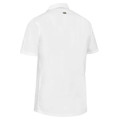 Bisley Industrial  V-Neck Short Sleeve Shirt in White