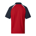 Kids Cotton Back Raglan Sports Polo Shirt