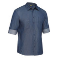Bisley Mens Long Sleeve Denim Work Shirt