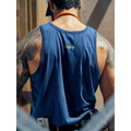 100% Cotton Jersey Print Singlet with Logo