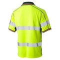 Bisley Taped Hi Vis Polyester Mesh Polo