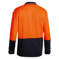 Adults Hi Vis Moisture Wicking Long Sleeve Polo Shirt