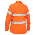 Women's Hi Vis Taped Drill Shirt Lightweight