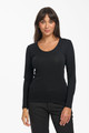Black lifestyle/product image sourced from Baselayers supplier catalog