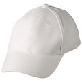 Kids Brushed Cotton Cap - White