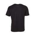 Male model wearing a black Adult Unisex TrueDry® Polycotton Tee - TS209
