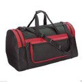 Travel Sports Bag with 2 End Pocket | 76L - B260A - Black.Red
