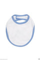 Baby Organic Cotton Bibs - White.Sky