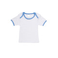 Children Retro Style Organic Cotton T-Shirt - B102BS - White.Sky